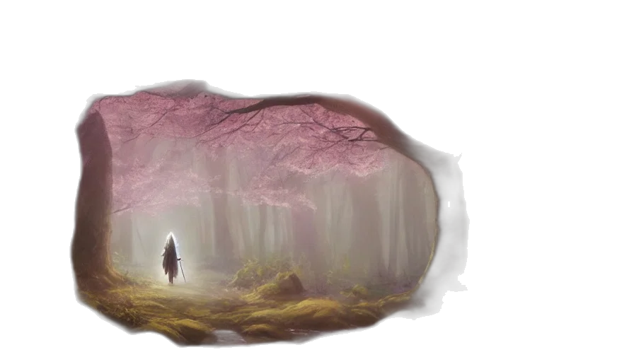 creature, sword, hair, concept art transparent PNG cut-out