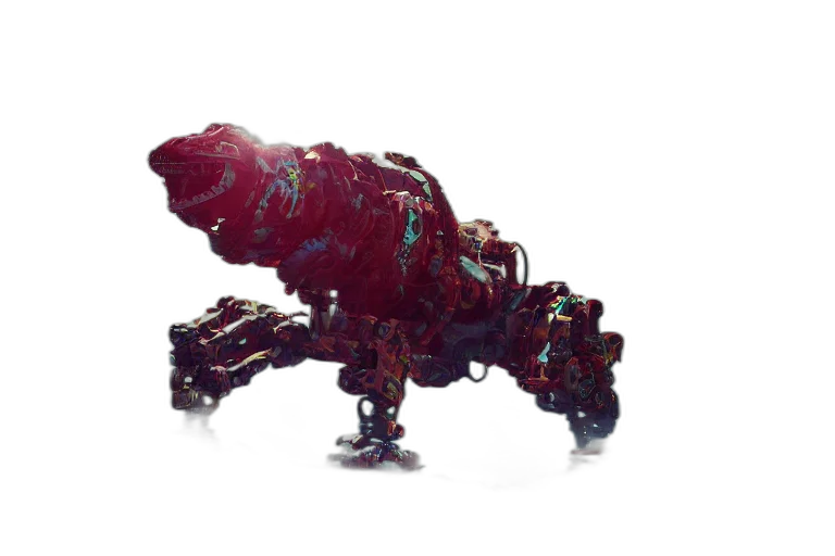 animal, robot, dragon, creature transparent PNG cut-out