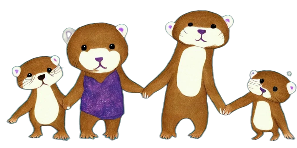 concept art, watercolor, 3d render, little transparent PNG cut-out