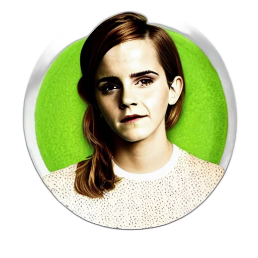 face, green, emma, watson transparent PNG cut-out