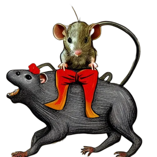 animal, hat, staff, concept art transparent PNG cut-out