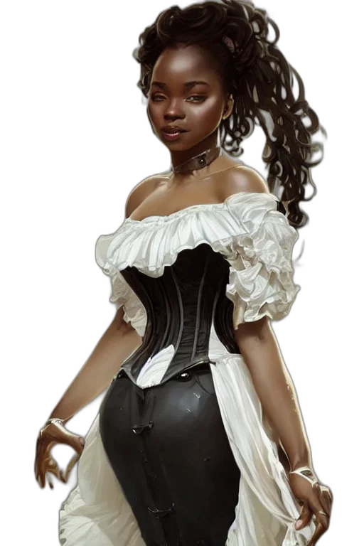dress, concept art, fantasy art, photorealistic transparent PNG cut-out