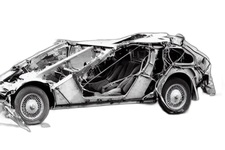 car, robot, concept art, photorealistic transparent PNG cut-out