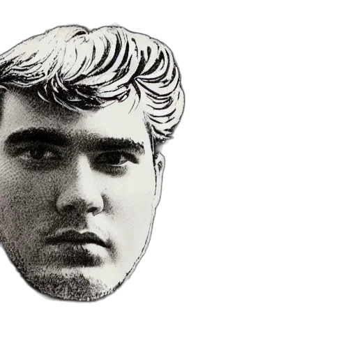 face, hair, crown, jacket transparent PNG cut-out