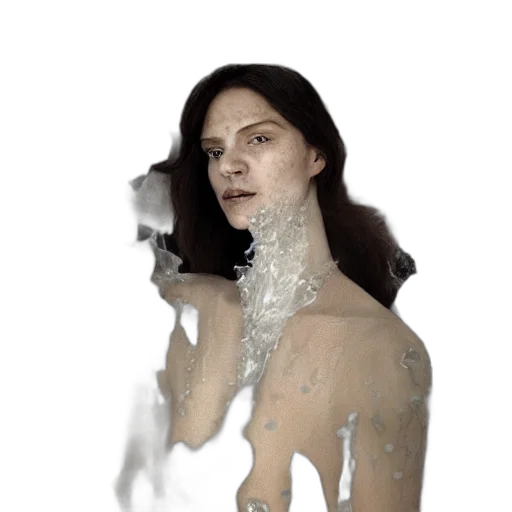 face, creature, jewelry, dress transparent PNG cut-out
