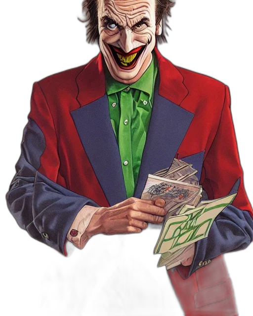 mask, face, jacket, comic book art transparent PNG cut-out
