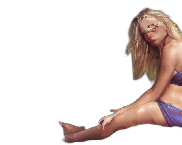 hair, shoes, dress, face transparent PNG cut-out