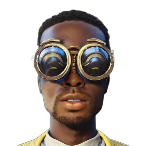 face, mask, robot, staff transparent PNG cut-out