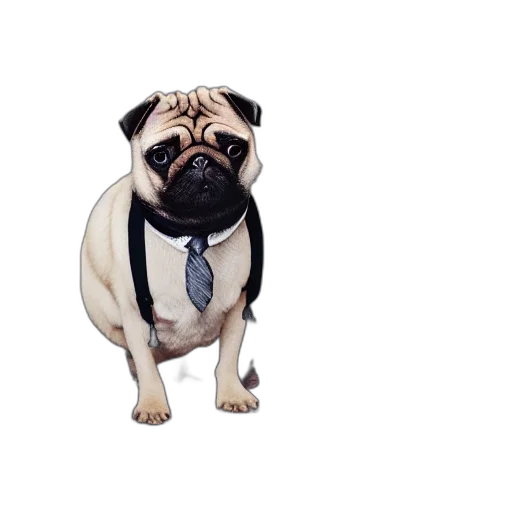 animal, staff, jacket, 3d render transparent PNG cut-out