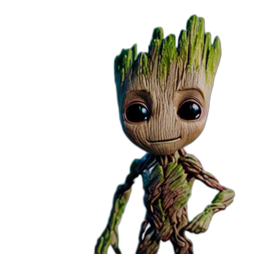 creature, staff, tree, hair transparent PNG cut-out
