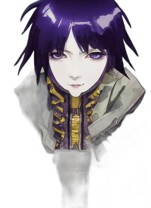 face, jacket, staff, mask transparent PNG cut-out