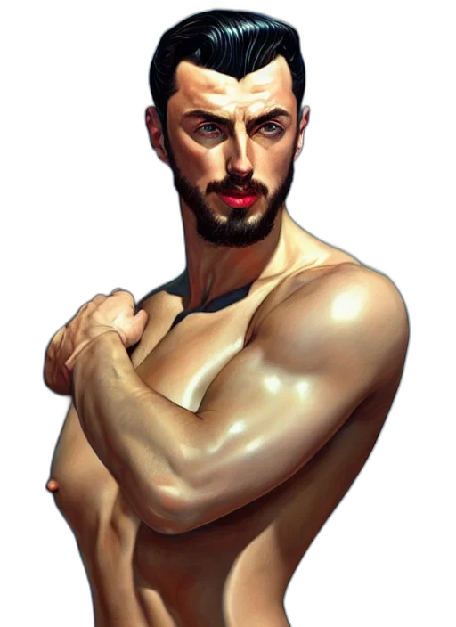 face, photorealistic, concept art, fantasy art transparent PNG cut-out