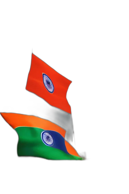 indian, flag, volumetric, clouds transparent PNG cut-out