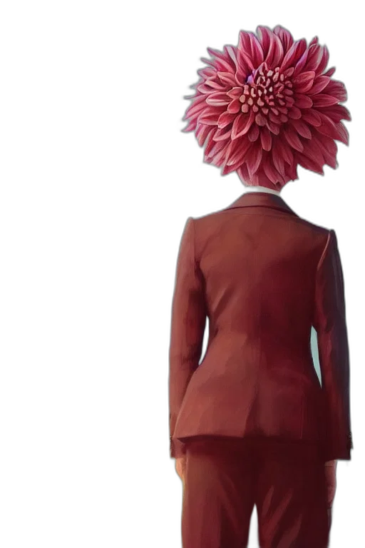 jacket, flower, crown, dress transparent PNG cut-out