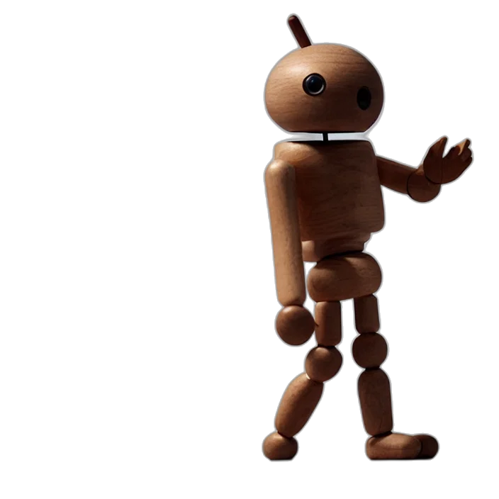 robot, creature, 3d render, concept art transparent PNG cut-out