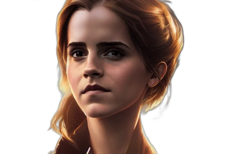 face, crown, hair, staff transparent PNG cut-out