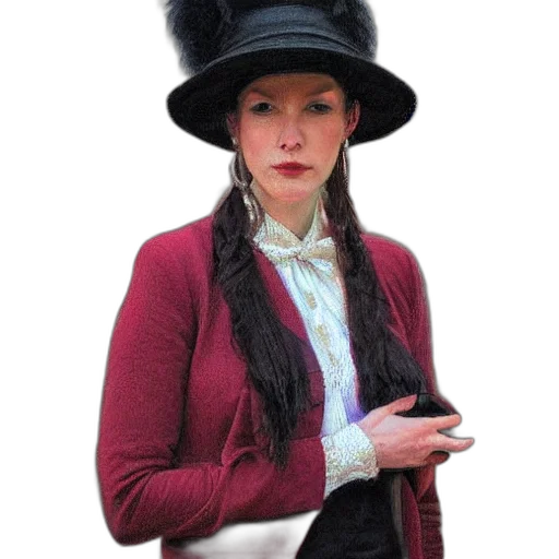 hat, staff, crown, jacket transparent PNG cut-out