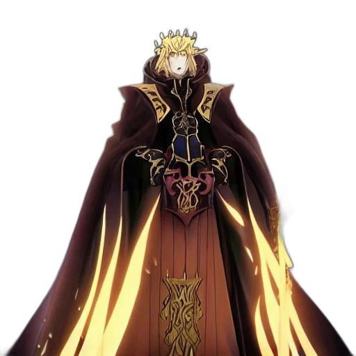 crown, staff, concept art, fantasy art transparent PNG cut-out
