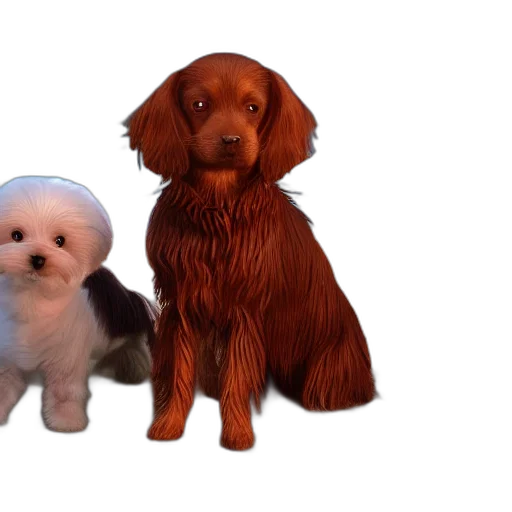 animal, 3d render, photorealistic, oil painting transparent PNG cut-out