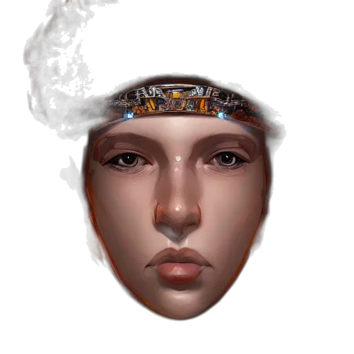 face, mask, crown, hat transparent PNG cut-out