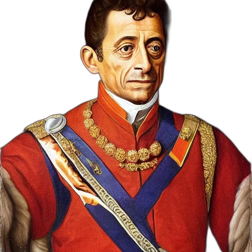 staff, face, crown, jacket transparent PNG cut-out