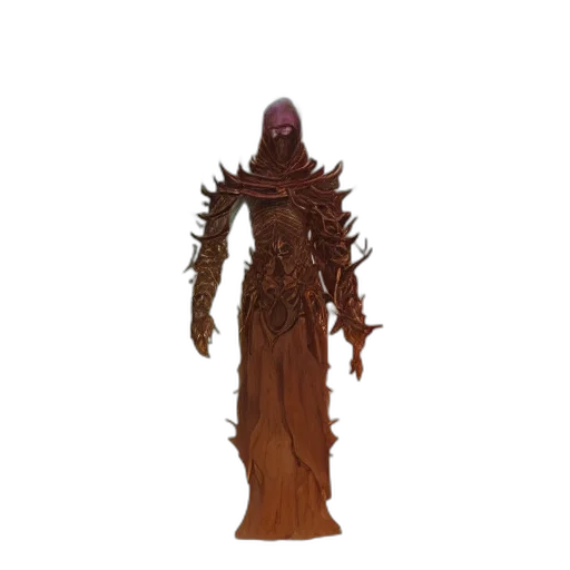 creature, staff, dress, concept art transparent PNG cut-out