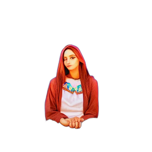 jewelry, jacket, face, staff transparent PNG cut-out