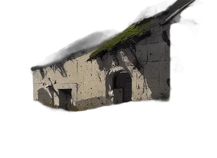 building, weapon, hair, mask transparent PNG cut-out