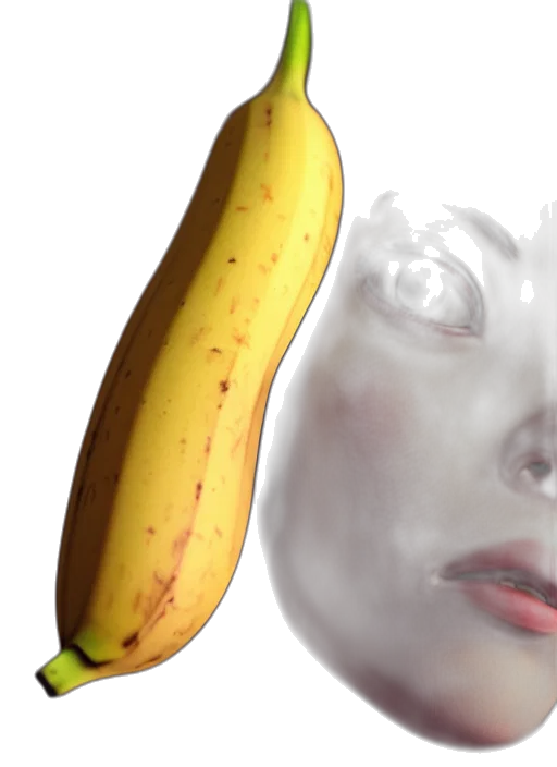 face, mask, creature, food transparent PNG cut-out