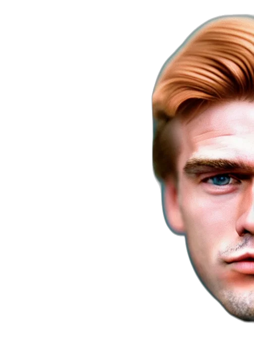 face, hair, mask, robot transparent PNG cut-out