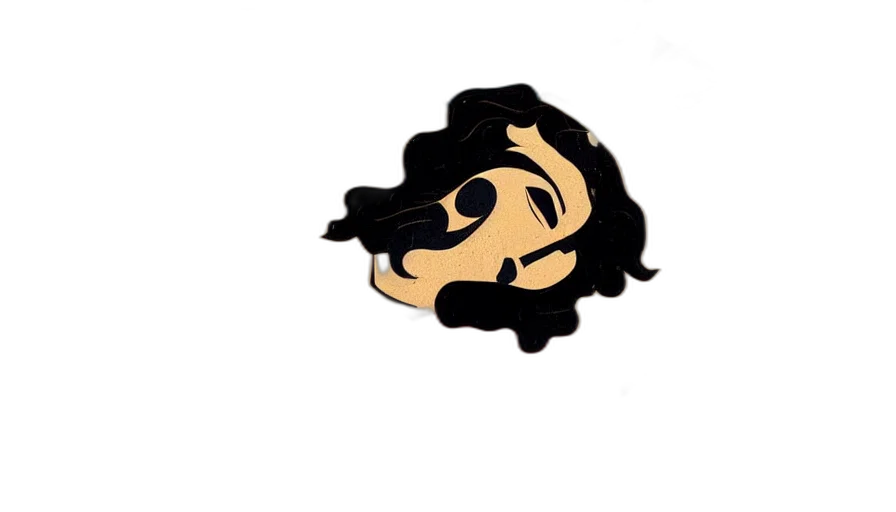 hair, face, crown, mask transparent PNG cut-out