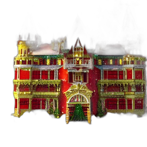 building, crown, 3d render, concept art transparent PNG cut-out
