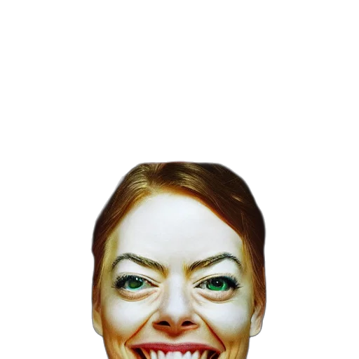 face, mask, robot, creature transparent PNG cut-out