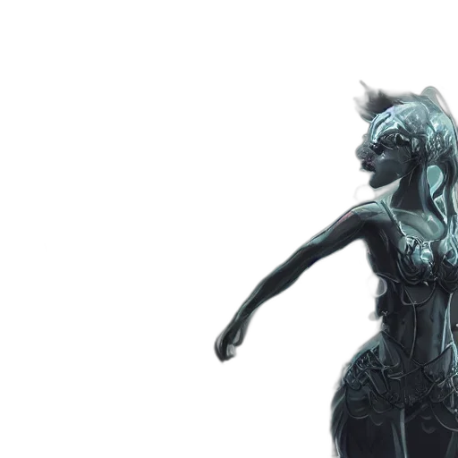 robot, mask, concept art, 3d render transparent PNG cut-out