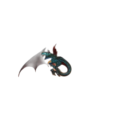 dragon, weapon, creature, staff transparent PNG cut-out