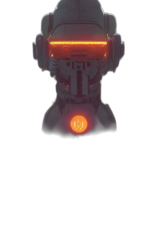 robot, weapon, bottle, mask transparent PNG cut-out