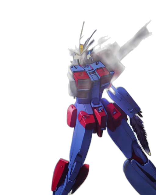 robot, weapon, concept art, 3d render transparent PNG cut-out