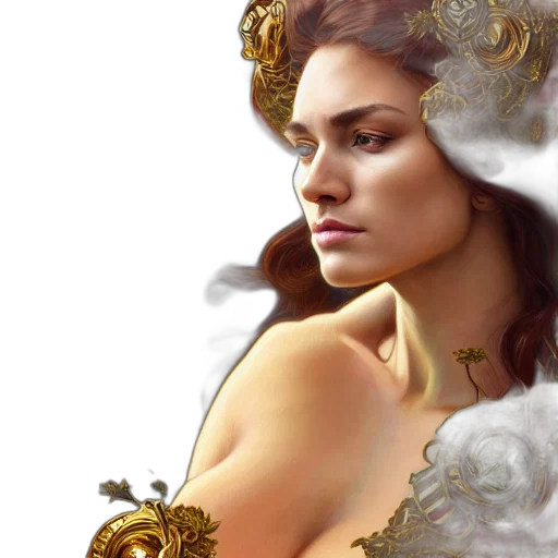 crown, jewelry, fantasy art, photorealistic transparent PNG cut-out