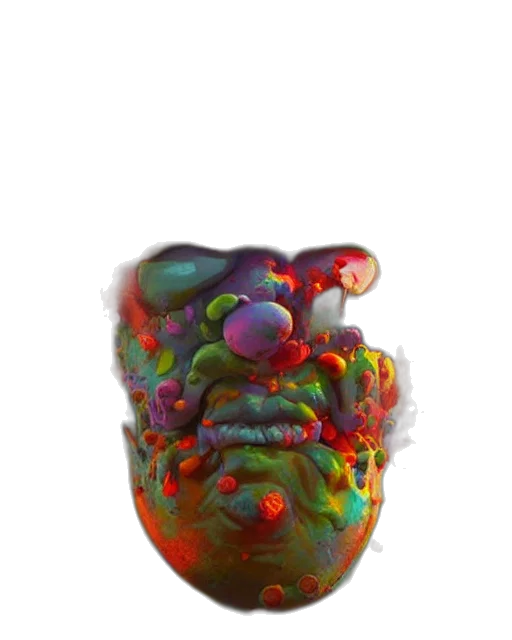 mask, face, crown, creature transparent PNG cut-out