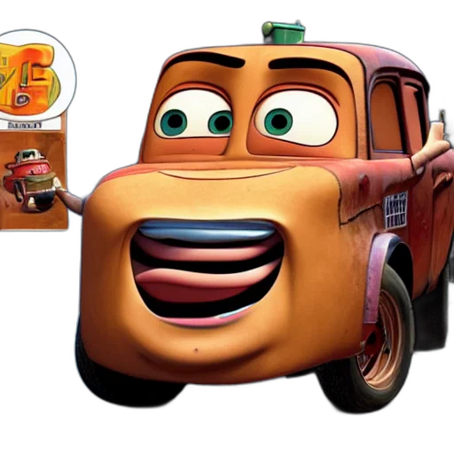 car, robot, face, concept art transparent PNG cut-out