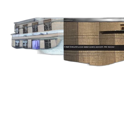 building, 3d render, concept art, photorealistic transparent PNG cut-out