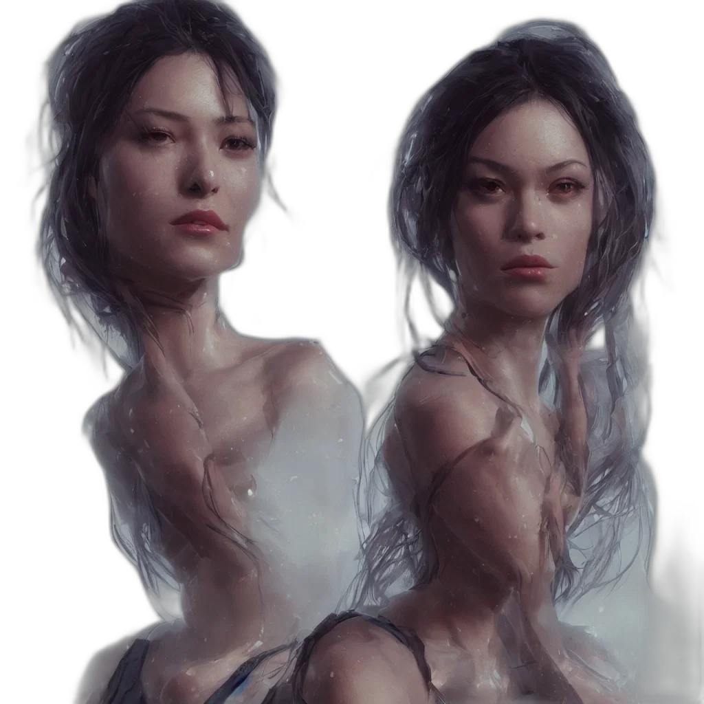 face, dress, fantasy art, concept art transparent PNG cut-out