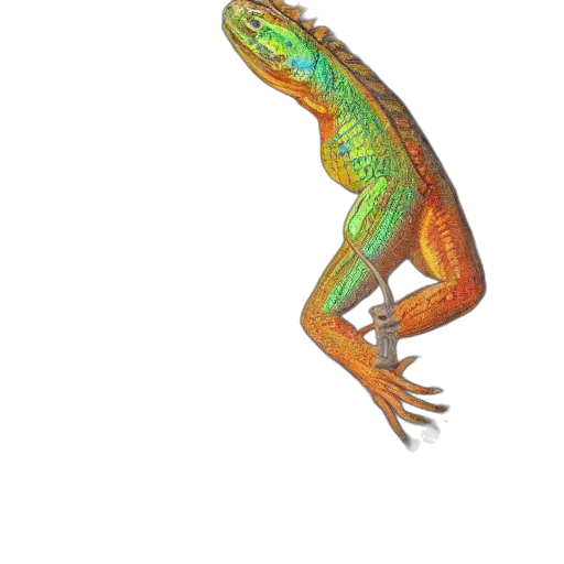 dragon, animal, creature, staff transparent PNG cut-out