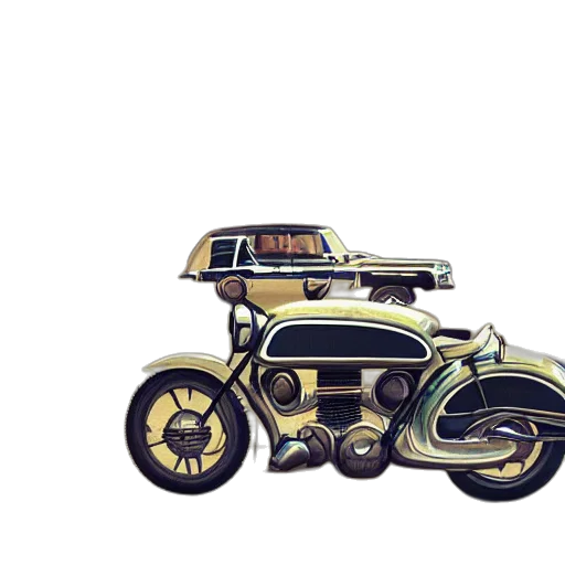 car, concept art, photorealistic, 3d render transparent PNG cut-out