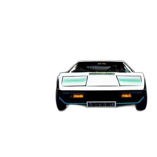 car, robot, weapon, vaporwave transparent PNG cut-out