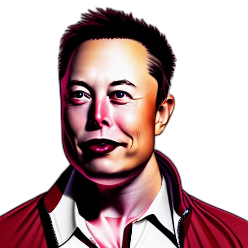 face, robot, jacket, photorealistic transparent PNG cut-out