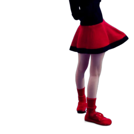 dress, staff, jacket, hat transparent PNG cut-out