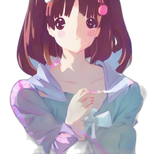 dress, jacket, face, flower transparent PNG cut-out