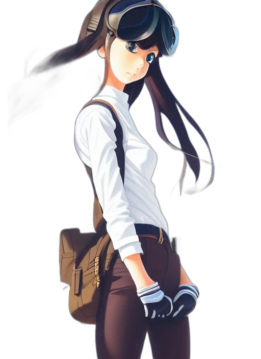 staff, hat, weapon, jacket transparent PNG cut-out