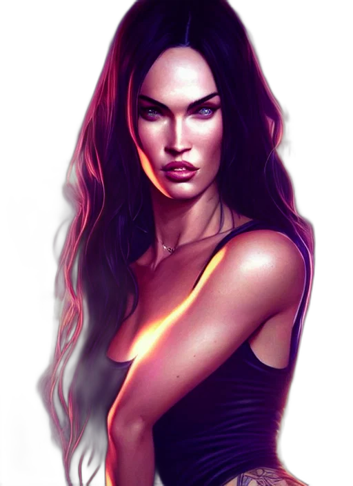face, fantasy art, comic book art, concept art transparent PNG cut-out